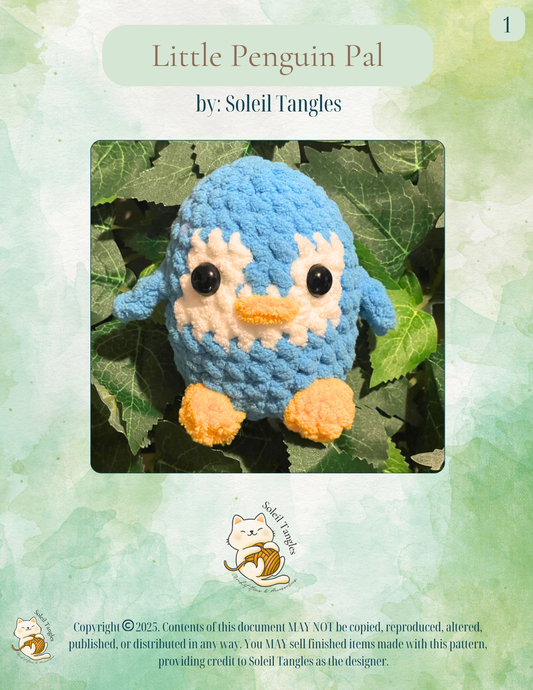 Little Penguin Pal | NO SEW | PDF Crochet Pattern